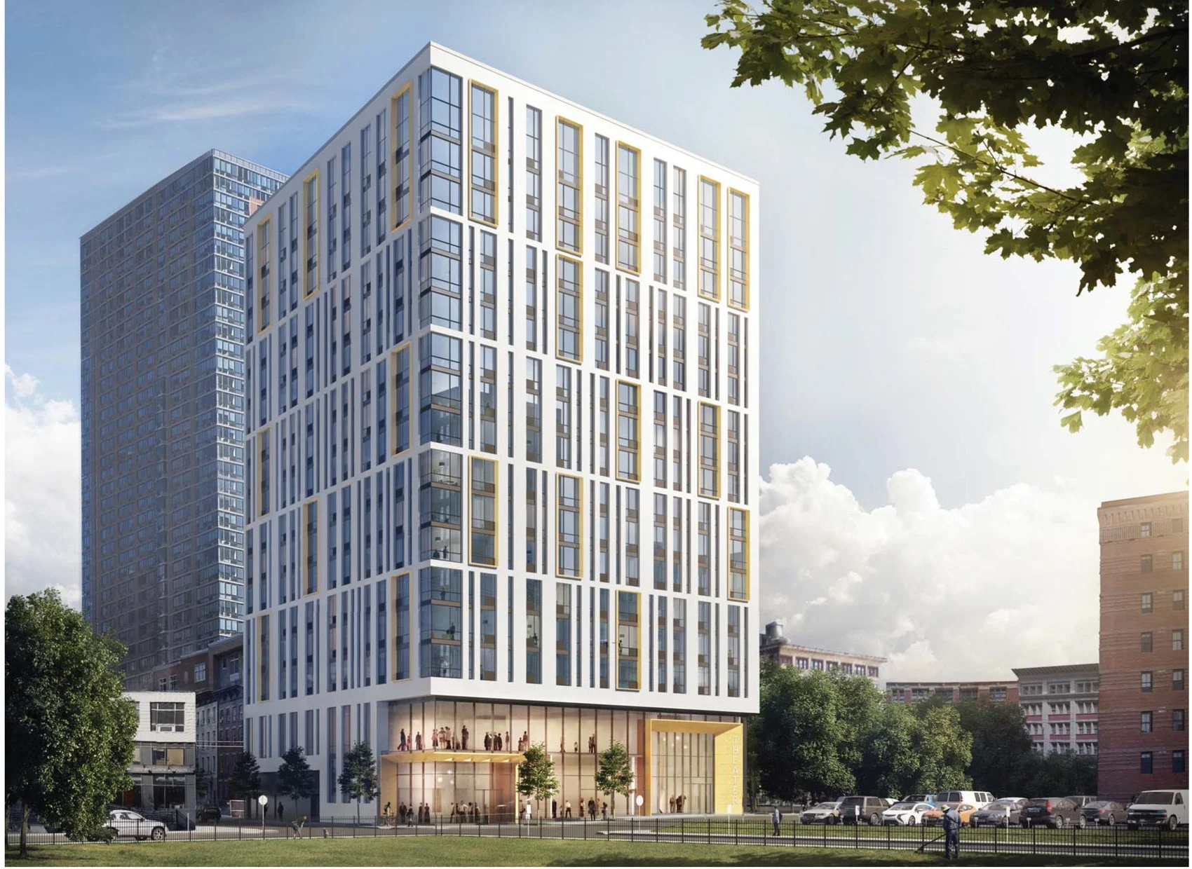 Rendering of Building View FOGARTY FINGER architecture | interiors