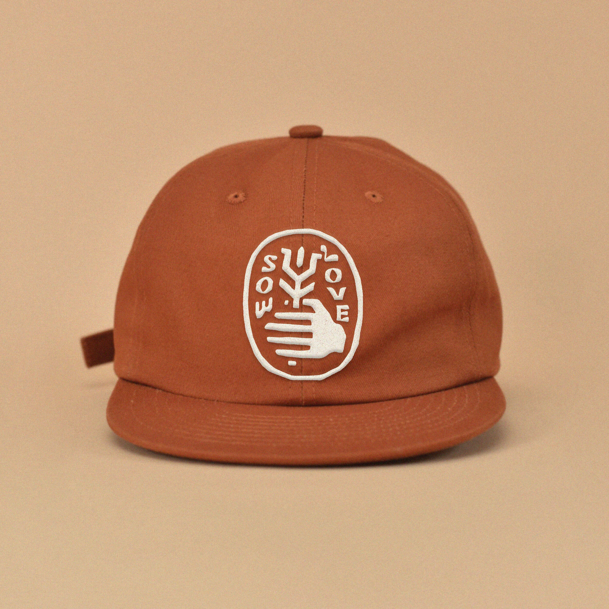 SOW LOVE - 6 Panel Hat (Rust)