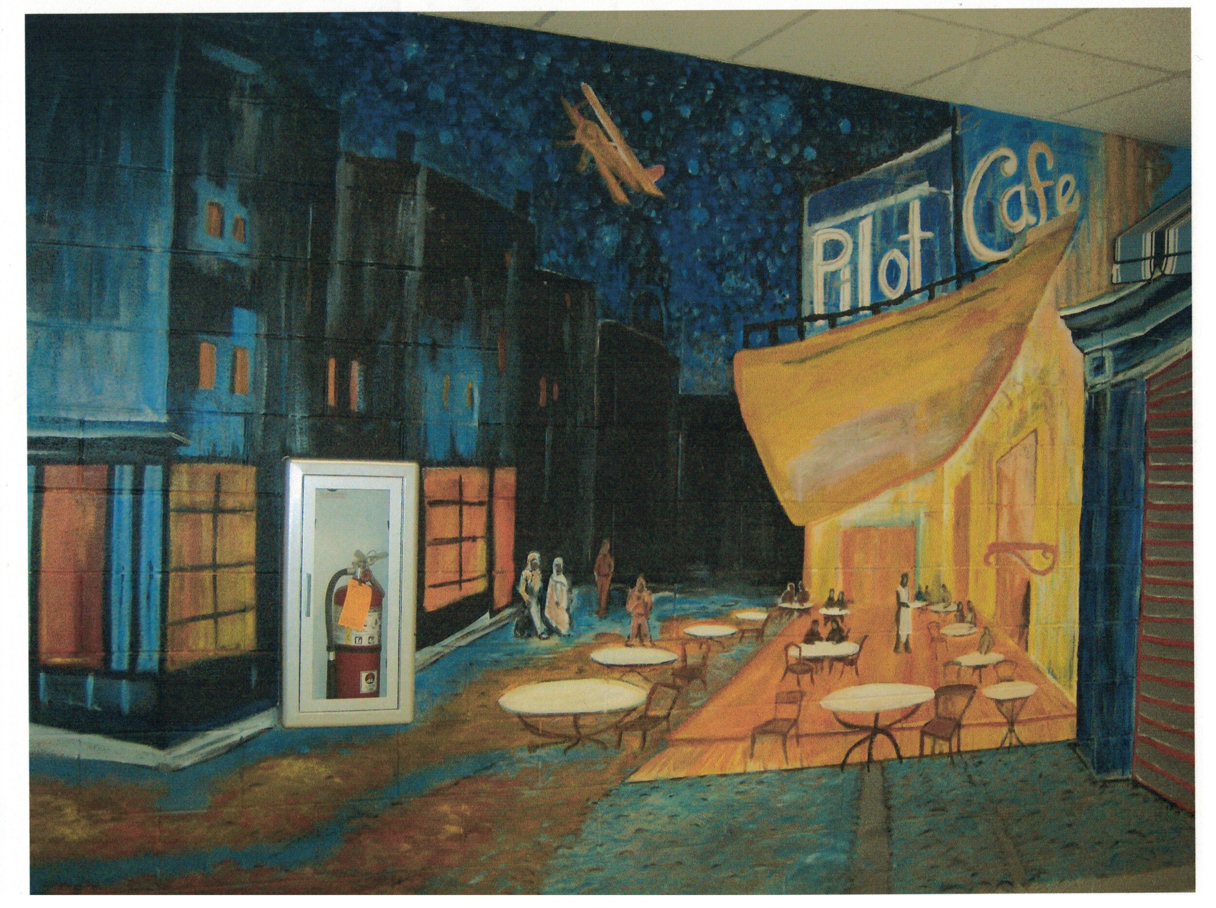Pilot Cafe Mural