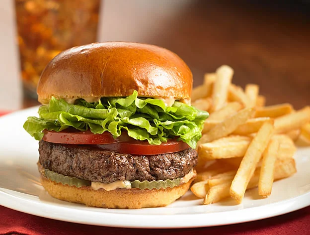 Starting today we will be offering $5 burger and fries every Monday all day and night. Burgers come plain on a brioche bun with a half pound of fries. Feel free to add cheese, bacon or veggies for an upcharge.