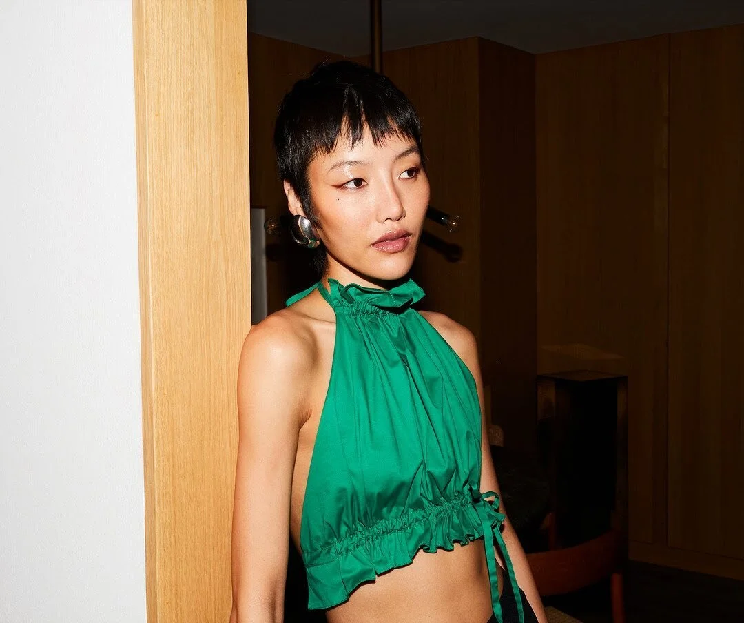 Eat your greens. 🥦🥒🫑 &ldquo;The Halter&rdquo; top available in 5 colors.