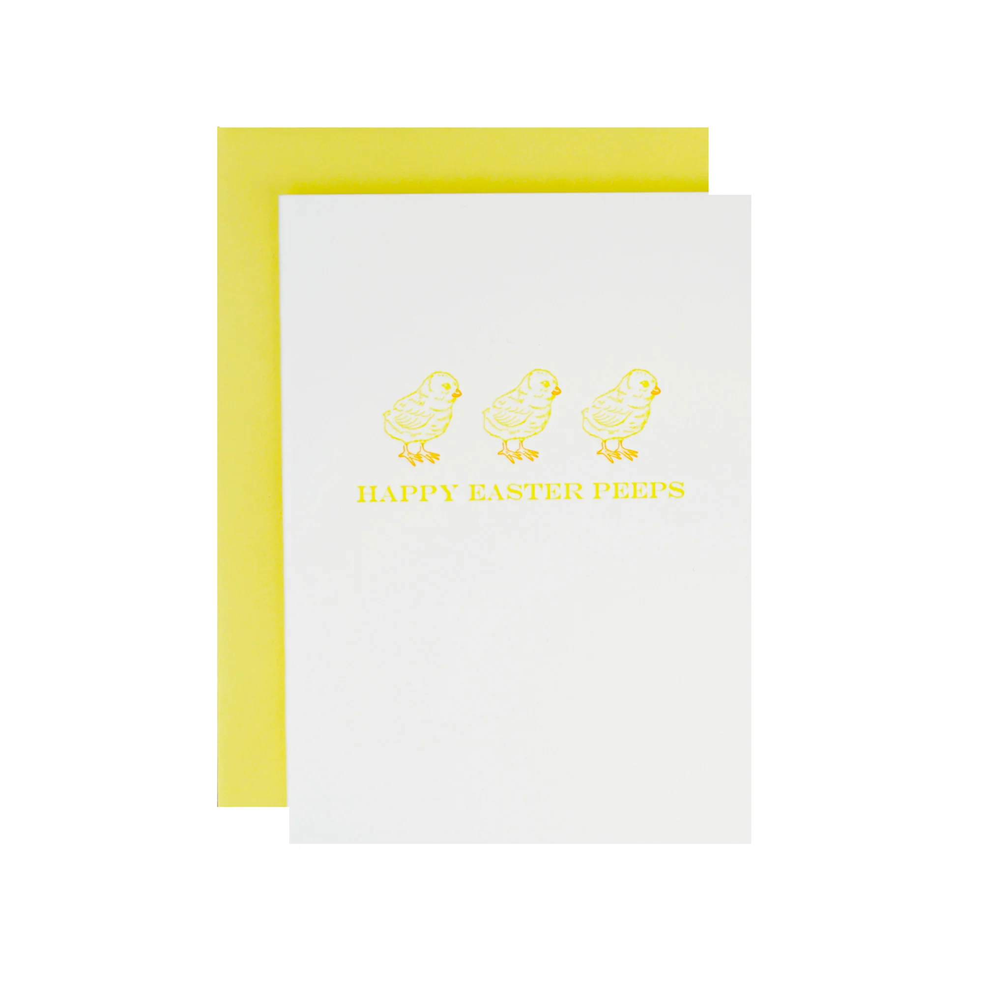 Happy Easter Letterpress Card