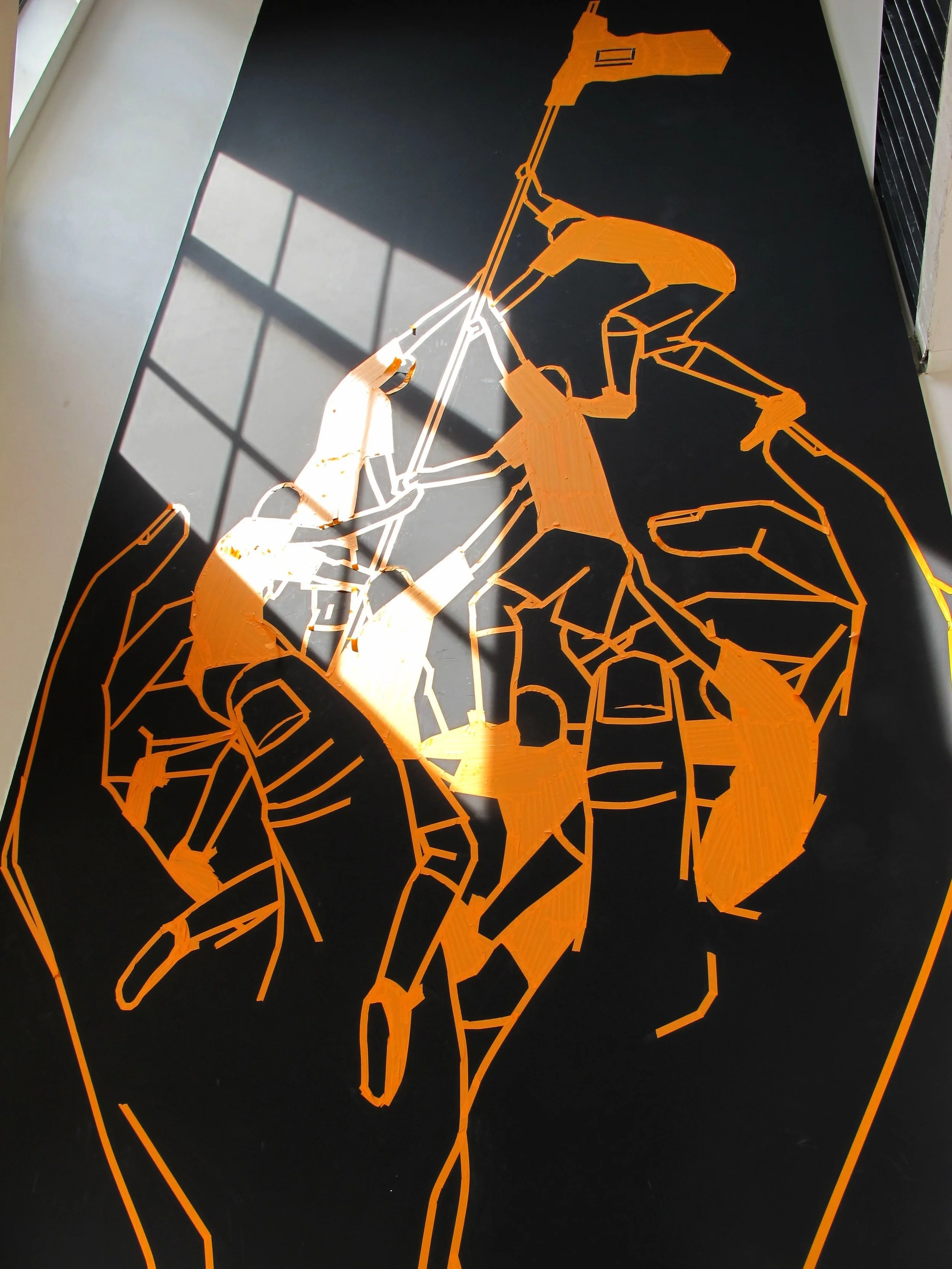 Nike - Bloed Oranje Mural / Buff Monster