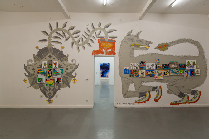 My portion of Sympathetic Strings Group Exhibition