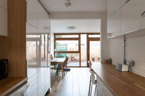 Converted garage section of Jackson's Lane townhouse