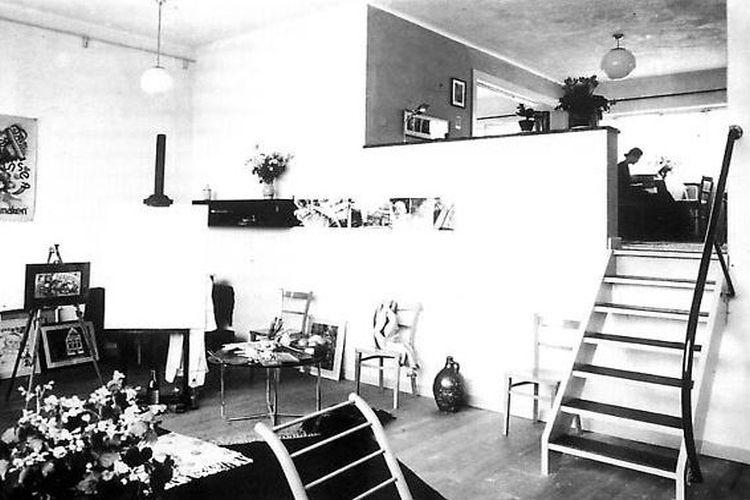 One of the artists studios, 1960