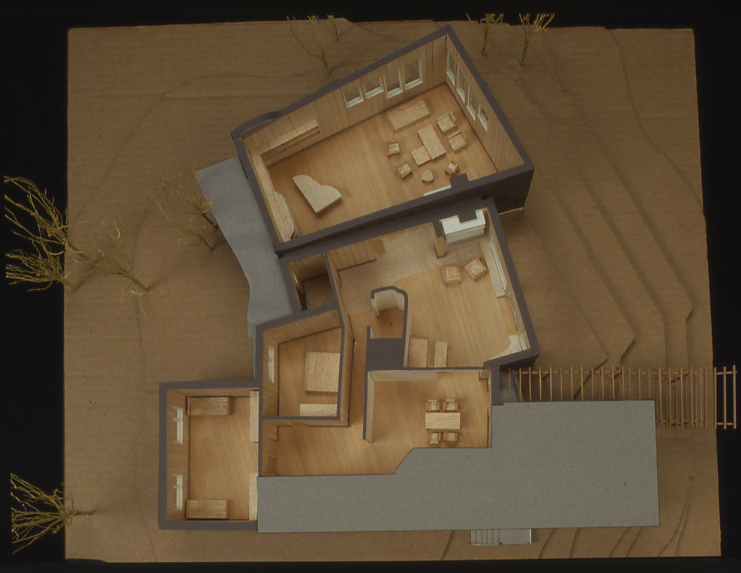 A model of Villa Kokkonen