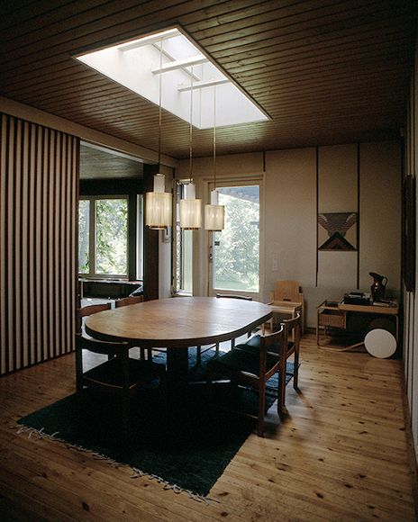 The dining room