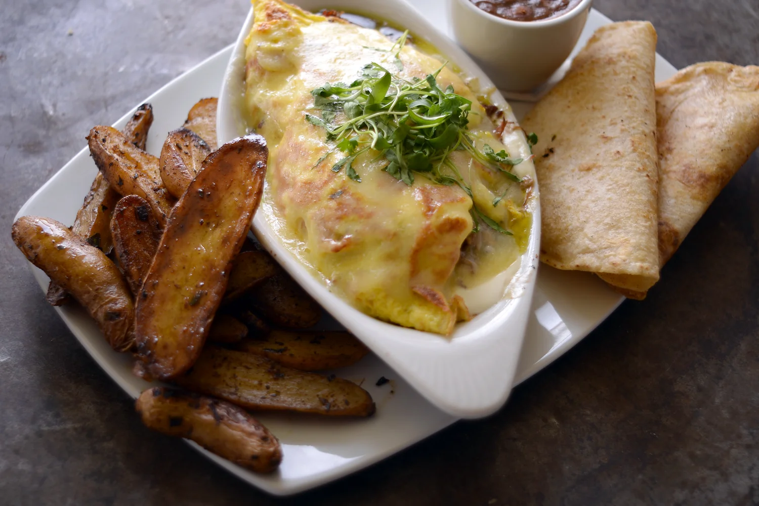 The Best Chile Verde Omelette Ever