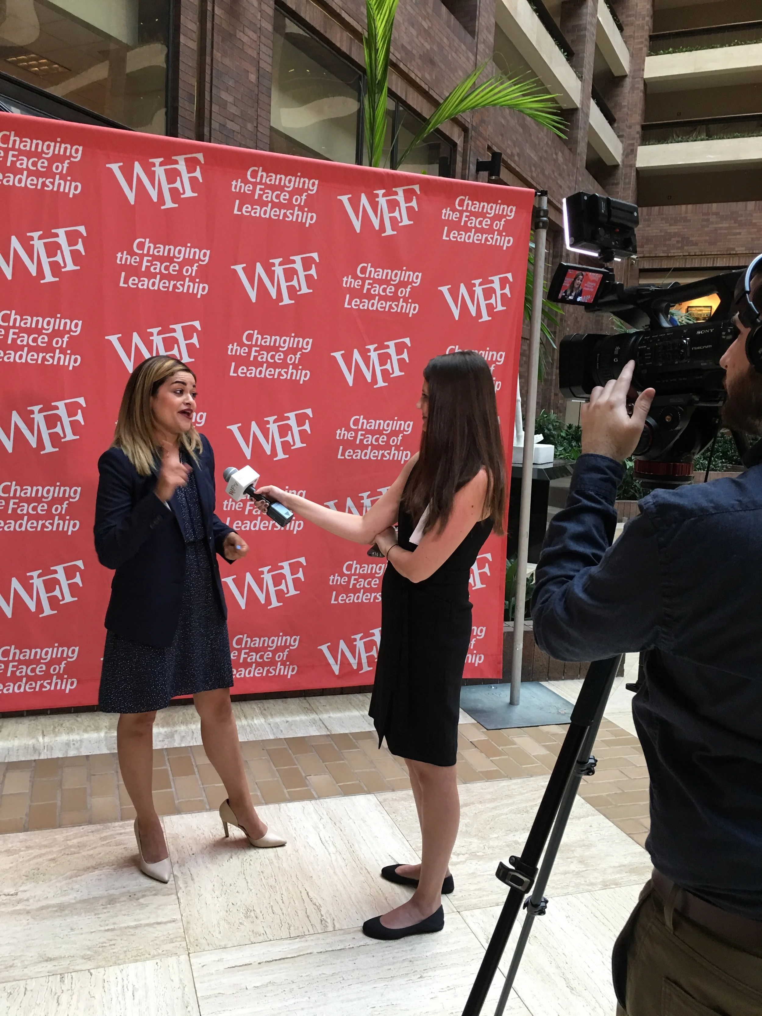 When I mean it, I mean it. If you followed along on Snapchat, MsDallasMaven, then you got a glimpse of my impassioned interview with Women's Foodservice Forum TV!