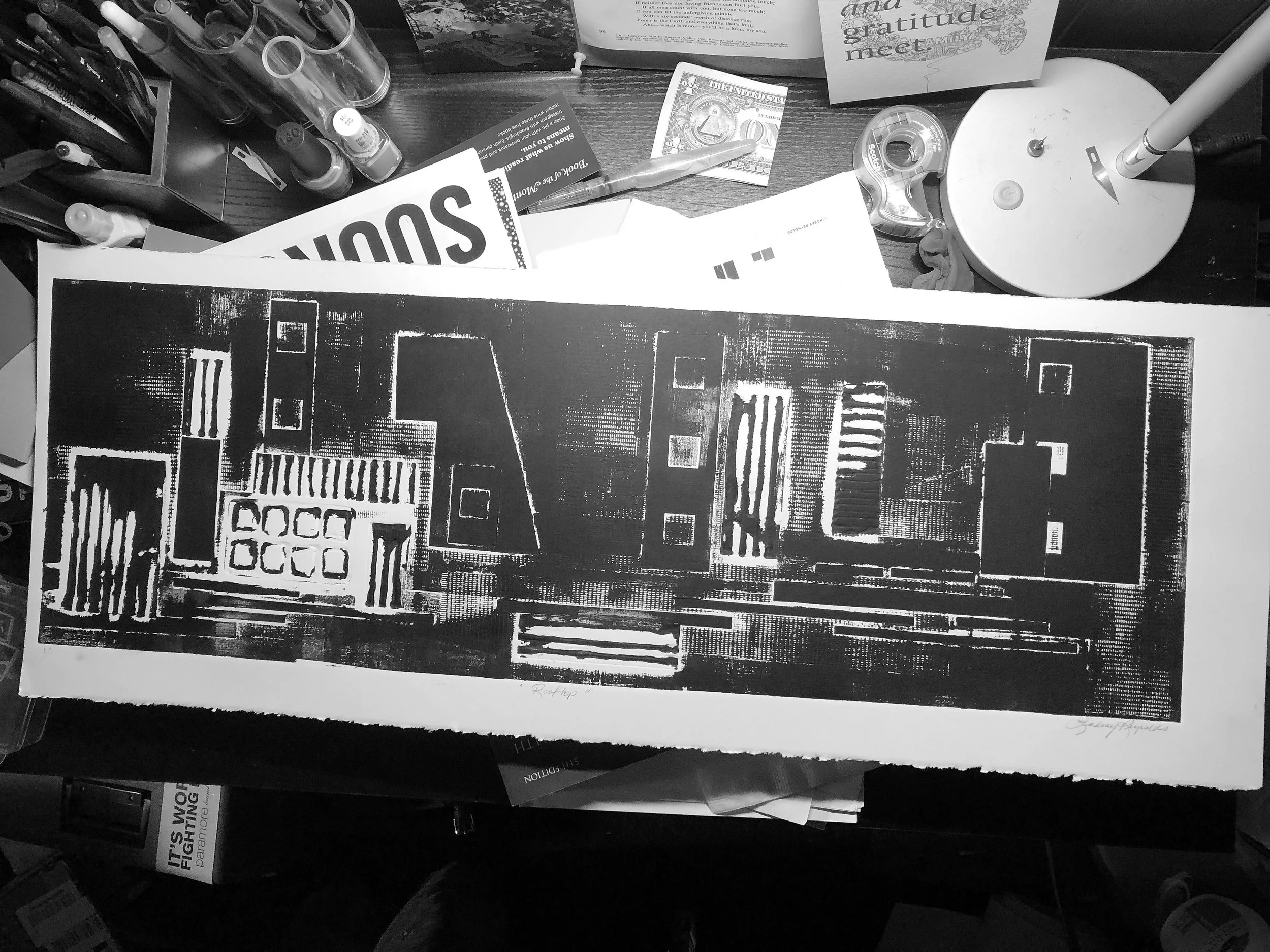 Collagraph: Cityscape