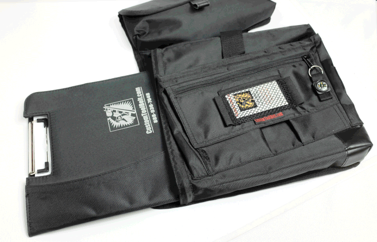 CLIP BOARD pouch for easy access.
