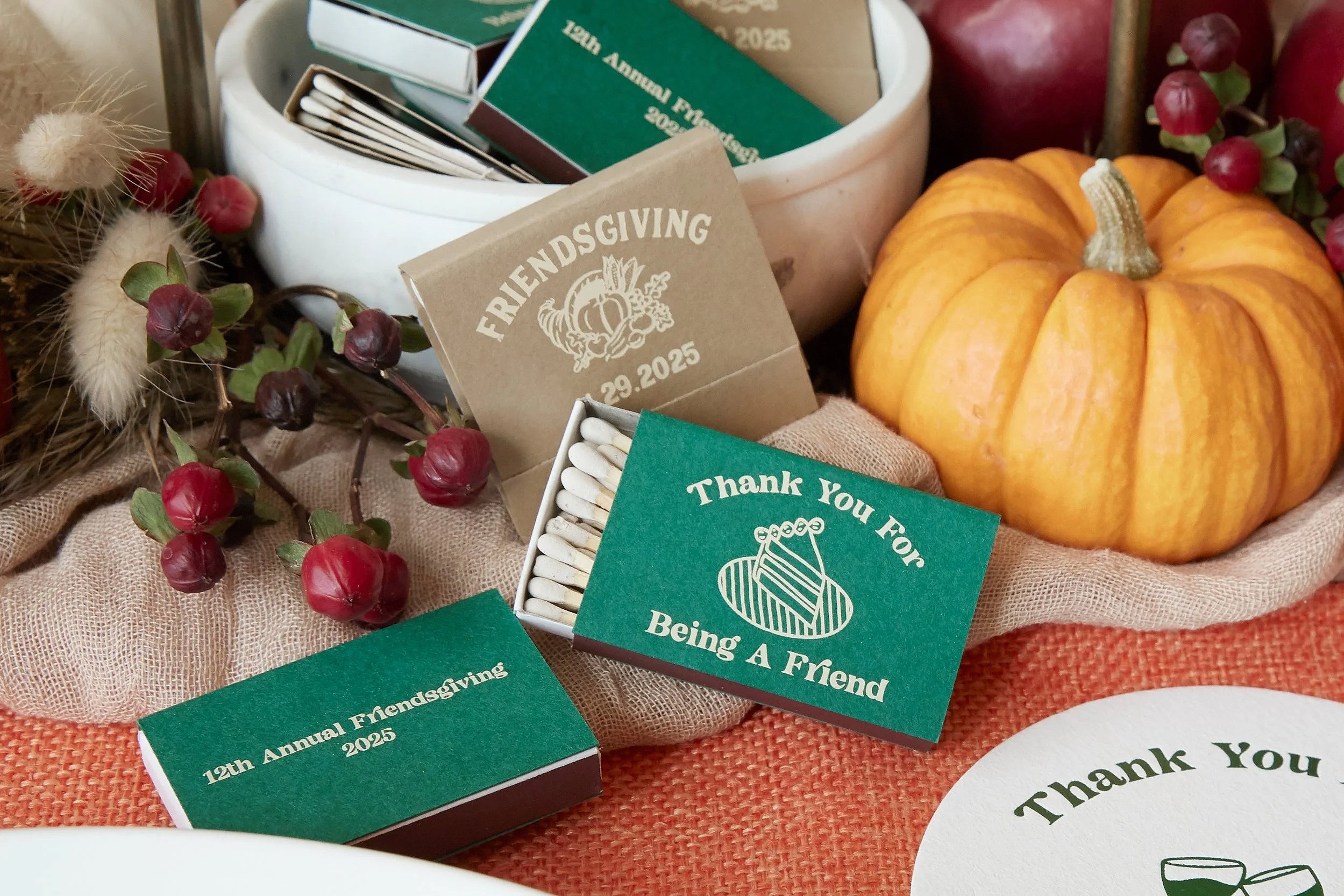 Thank you for being a friend matchbox