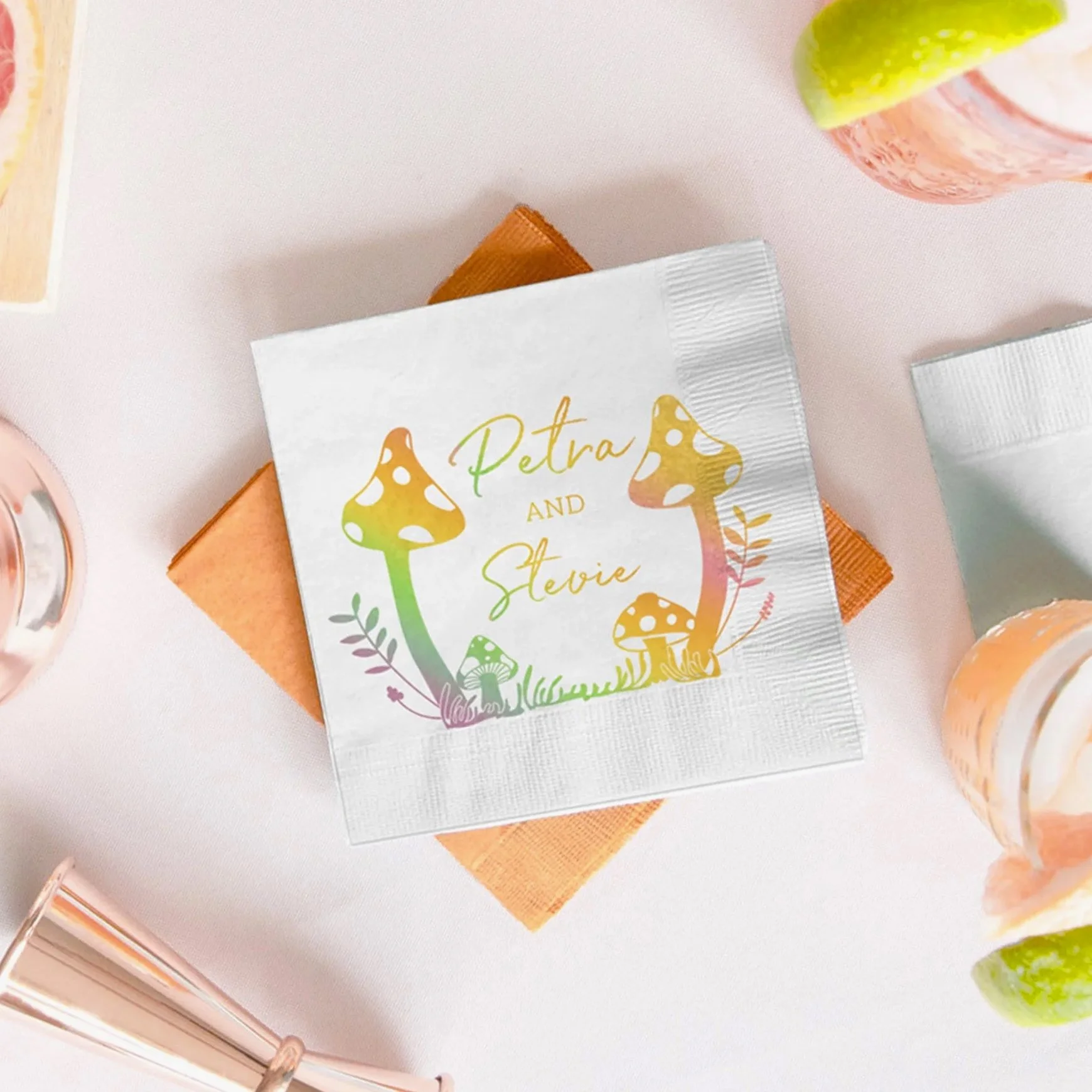 Enchanted Mushroom Napkin