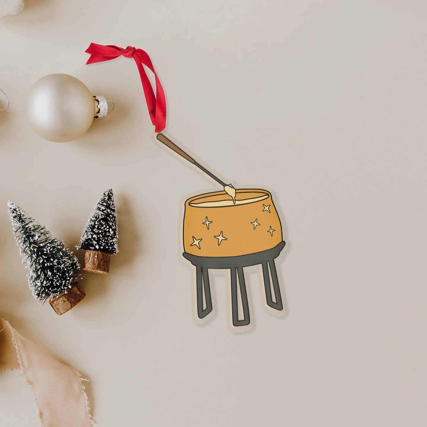 This year I created two new ornaments for my Etsy shop based on two things I love so much...Cheese and Bluey! Both are printed on acrylic and feature customizable text. Whether you want to celebrate the love of melted cheese, or the chaos of raising 