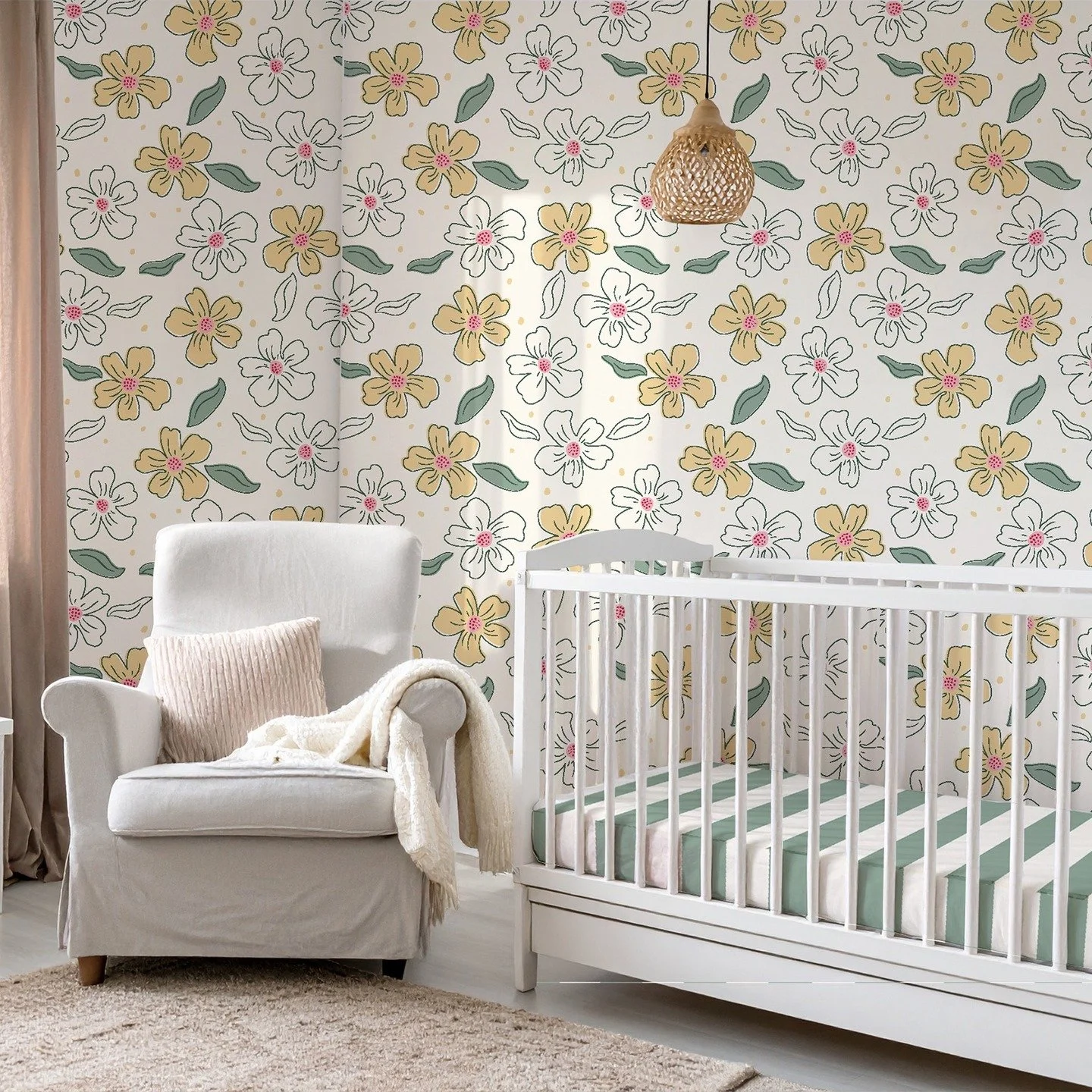 One of my favorite parts of pattern making is seeing it applied. It's like decorating a house, or playing the sims, but with much less effort 😂. Which is your favorite calm neutrals, or bright marigold and pink? . . . #strawberry #strawberryfields #