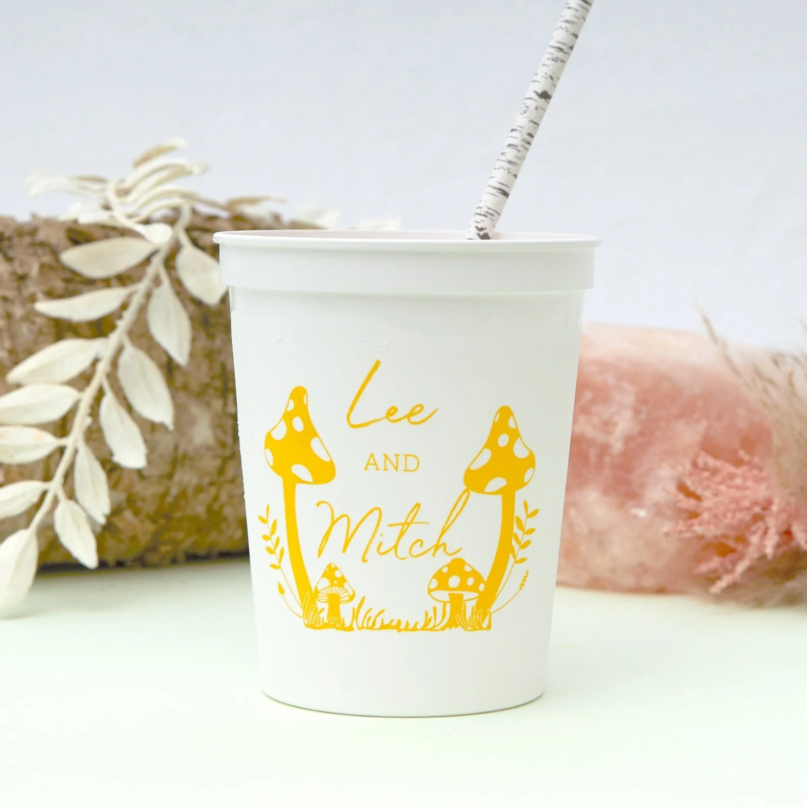 Enchanted Mushroom Plastic Cup