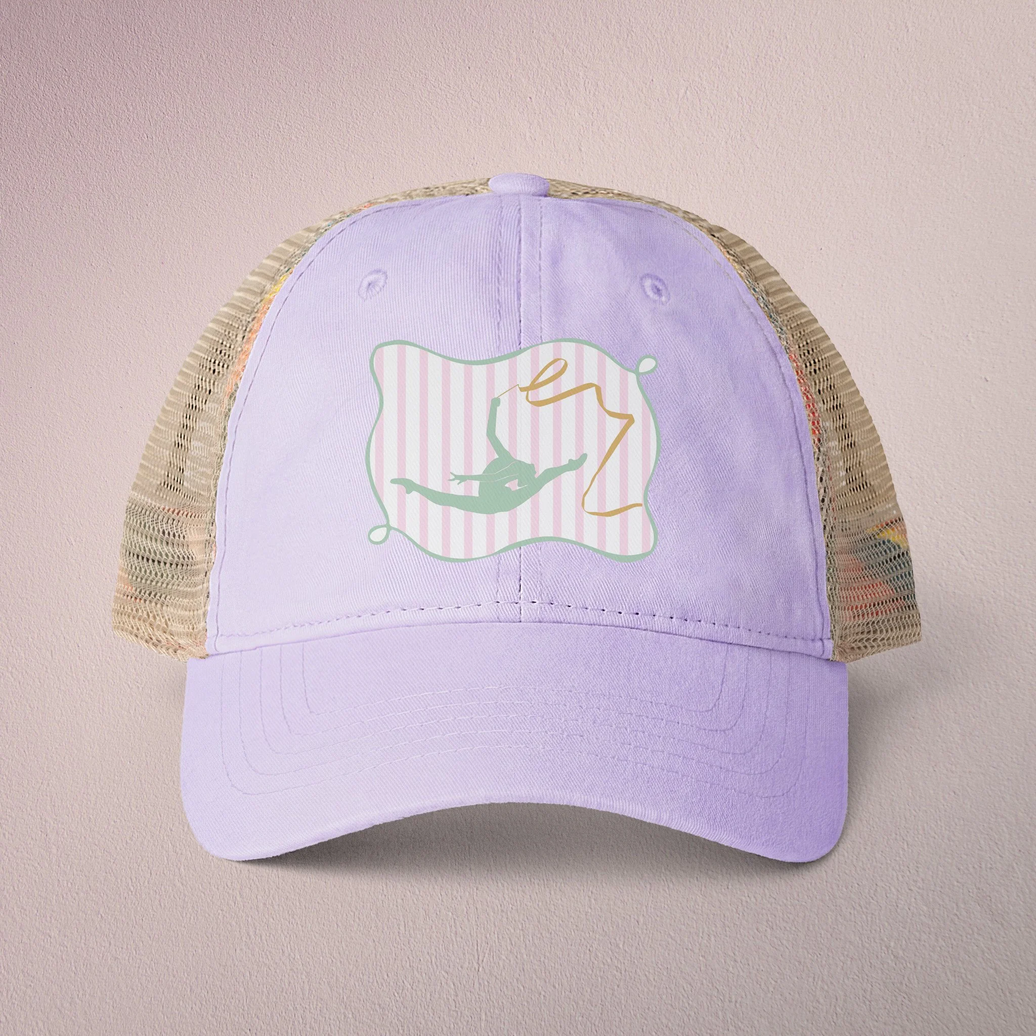 Rhythmic Gymnastics themed baseball hat