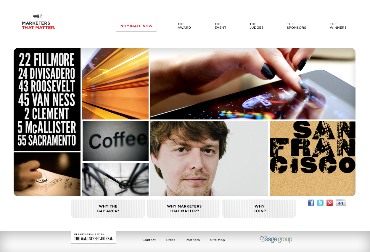 I put together a series of designs showcasing a different aspect of the marketing professional's life.