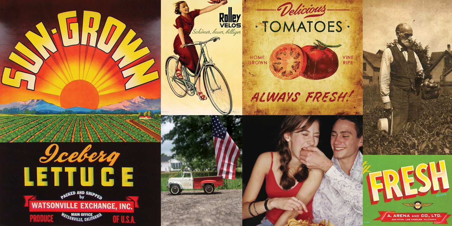 I was asked to redesign the Ro*Tel website to appeal to a younger generation. I began by gathering images of the past.