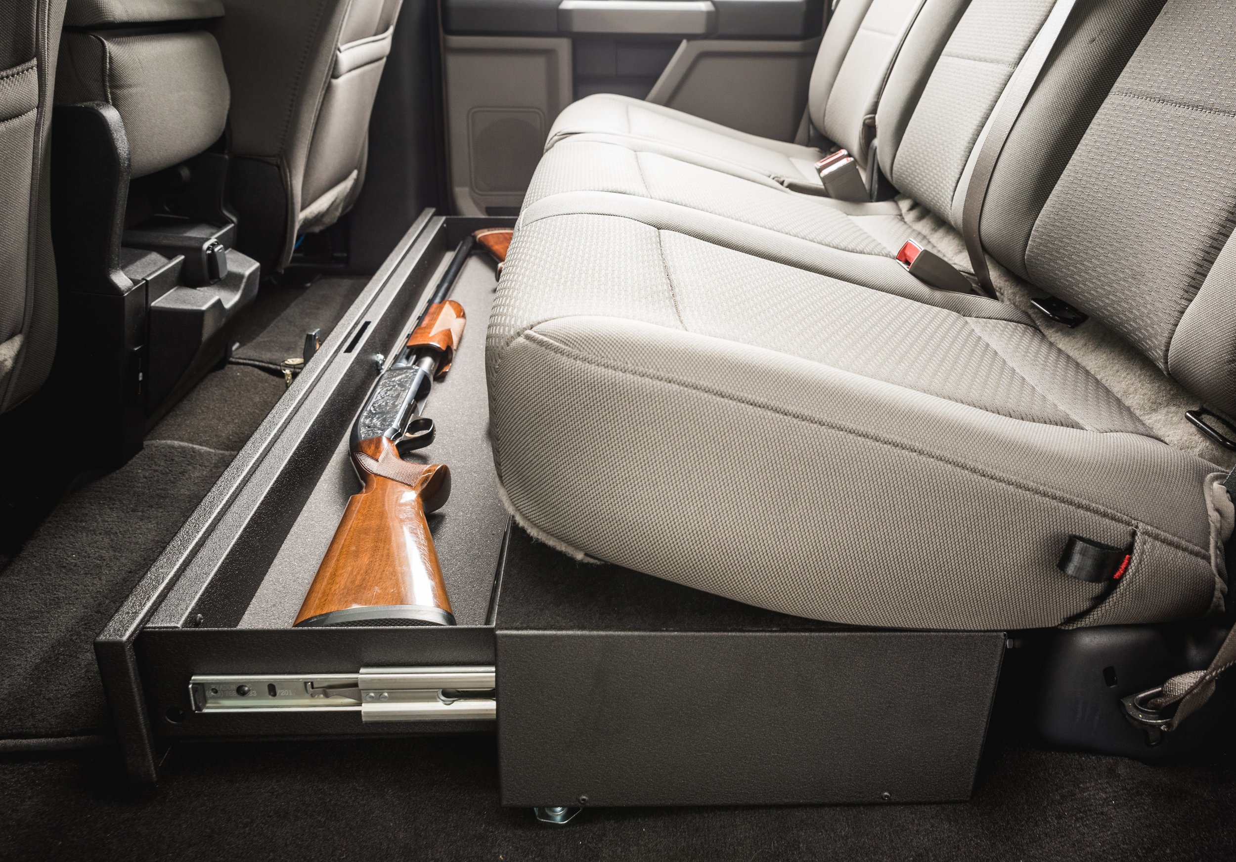 Ford F150 Gun Storage Under Seat — Boss Strongbox