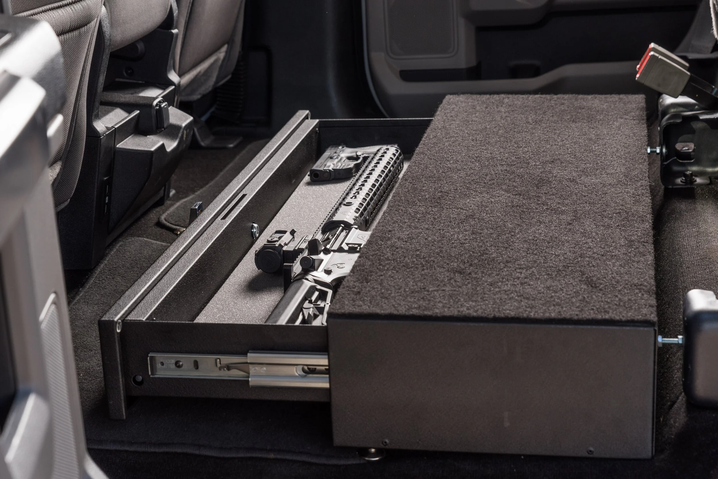Ford F150 Gun Storage Under Seat — BOSS StrongBox
