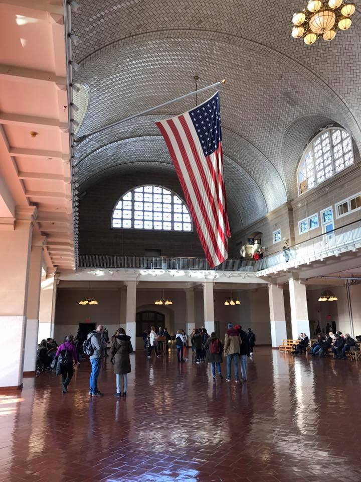 The Great Hall on Ellis Island as it looks now.