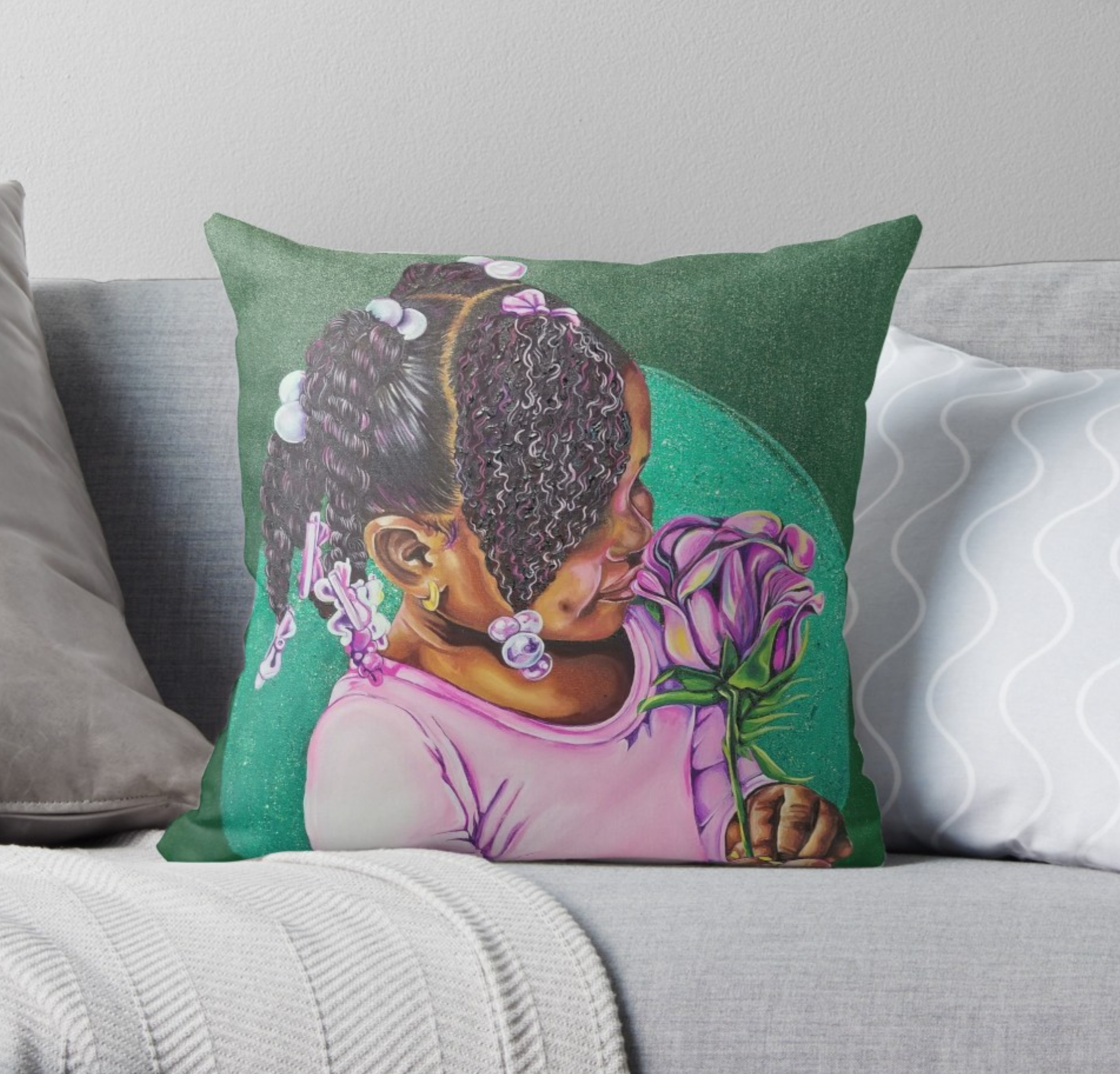 AFlowerinbloompillowpoeticallyillustratedart.png