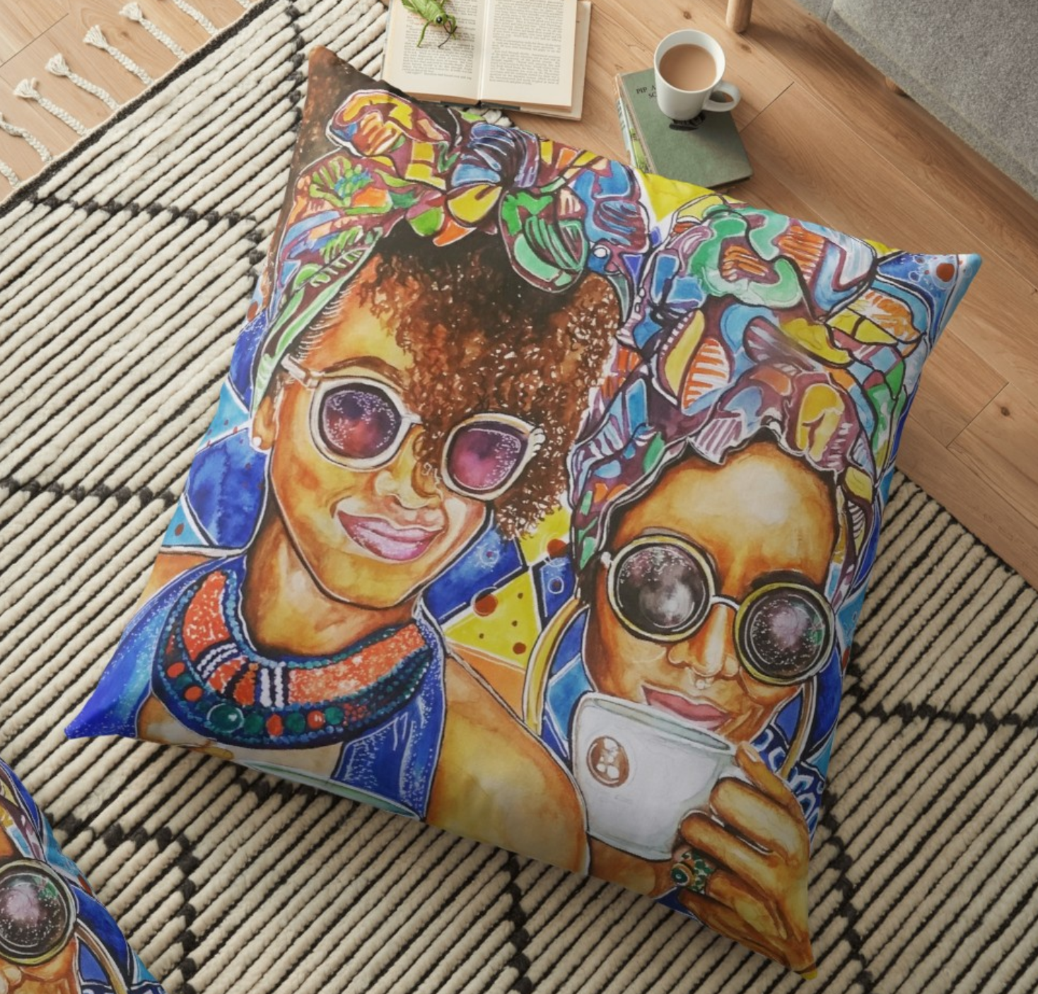 blackarthomedecorfrosandfrappespoeticallyillustratedlargepillow.png