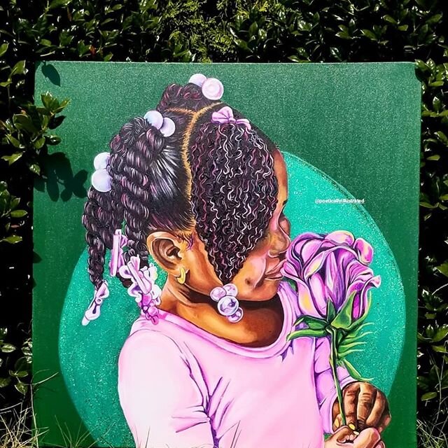 I hope you honor your younger self by being your best adult self. You don't need more to do what you love. You just need to do more with what you already have!
.
Prints as well as the original painting of &quot;A Flower in Bloom&quot; are available o