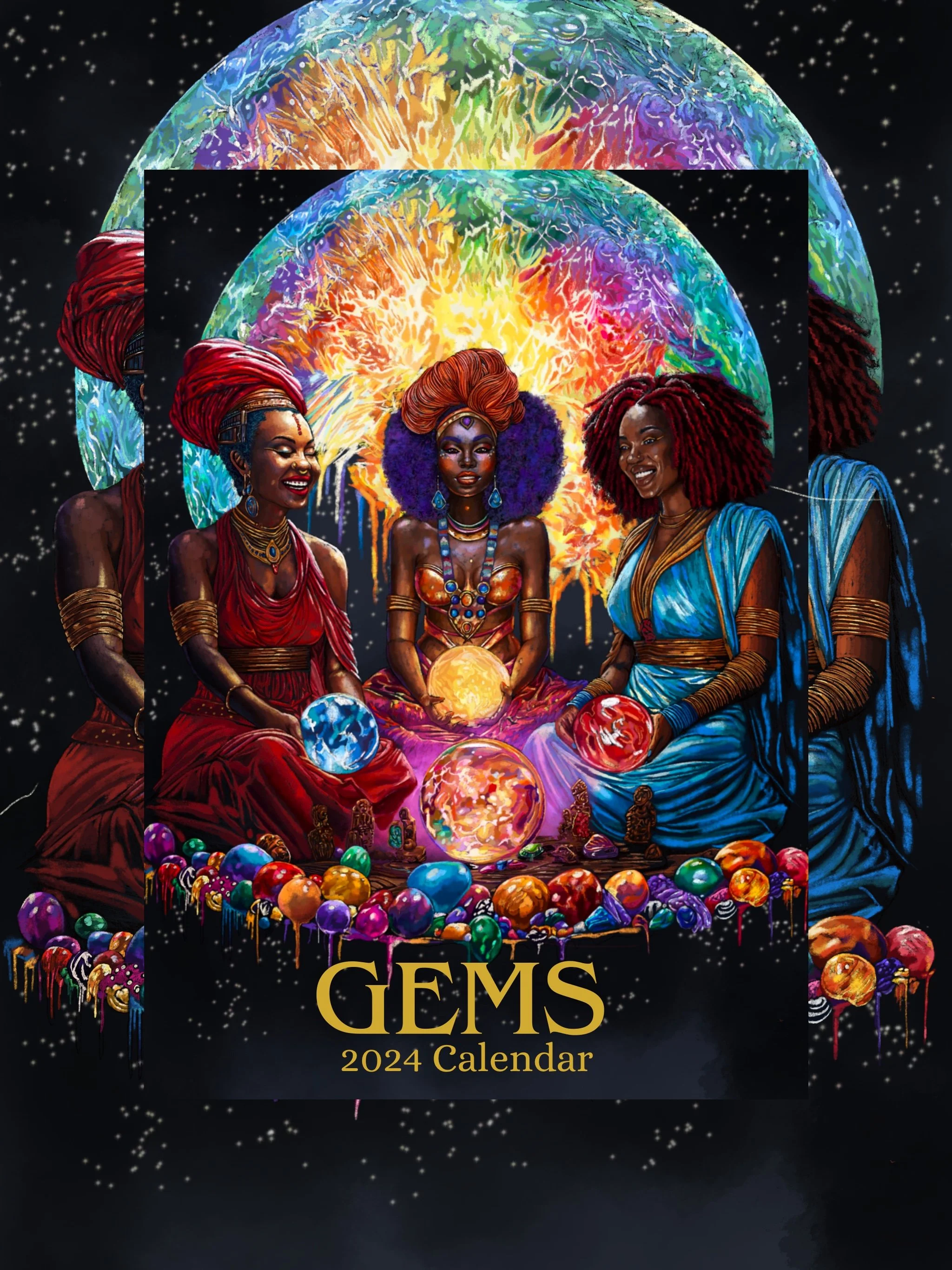 2024 Calendar Book "The Gems" — Poetically IllustratedNew arrivals