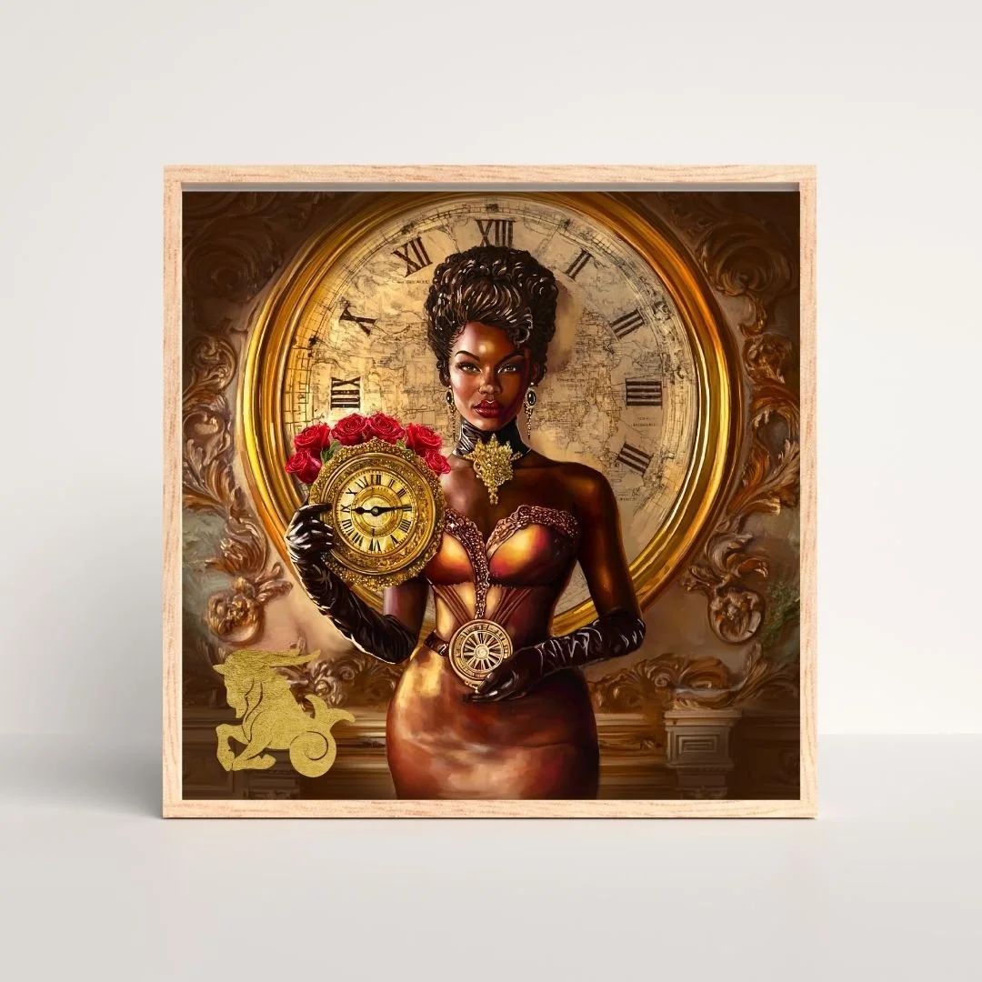 Capricorn Black Women Art Vintage Hollywood Glamour Art.jpg