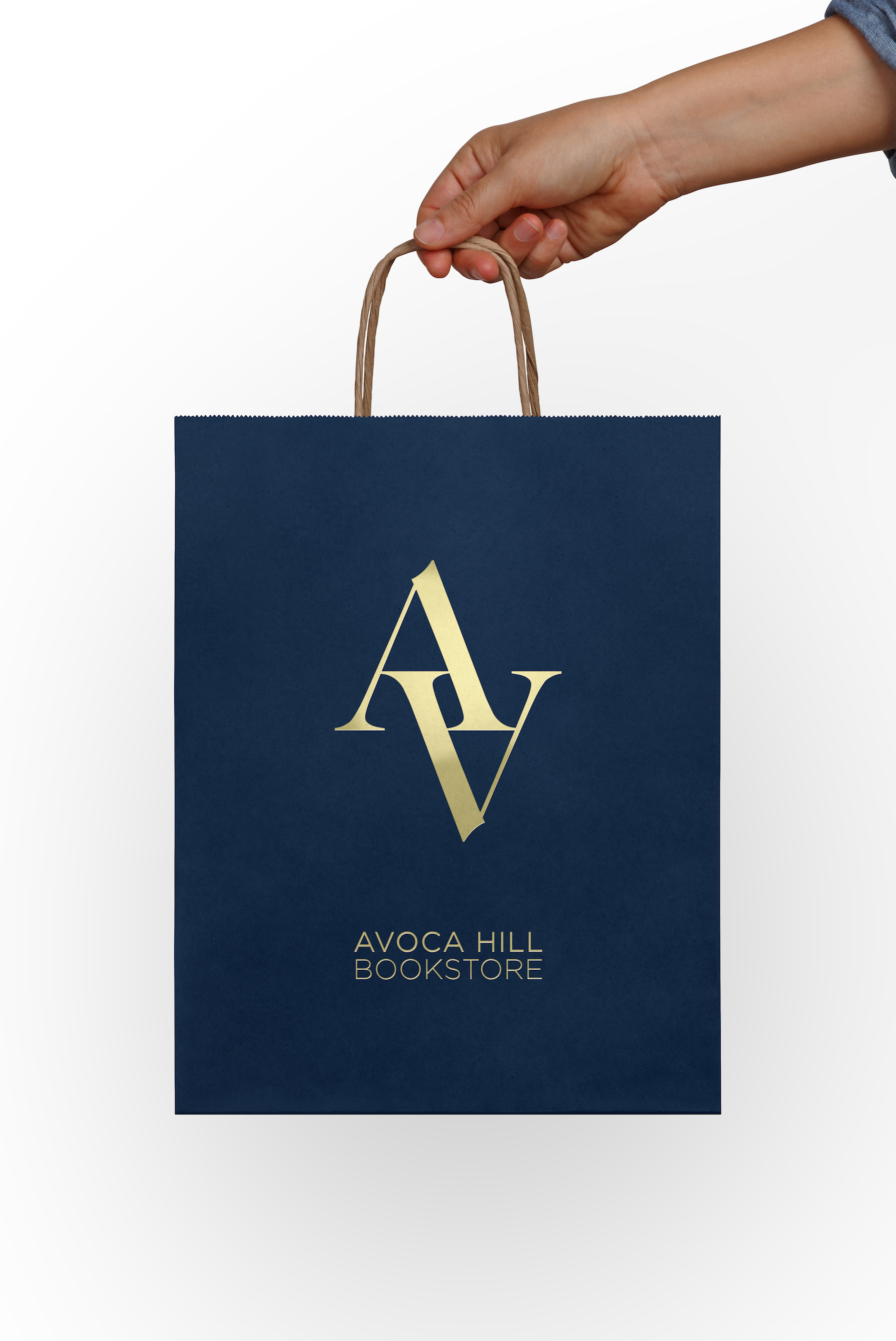 Avoca Hill Bookstore Branding