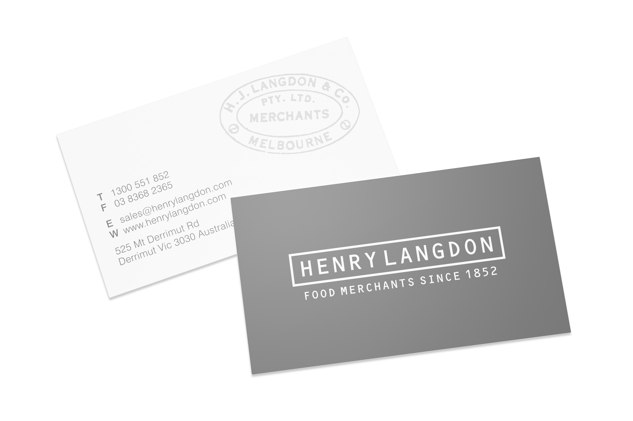 Henry Langdon Business Cards
