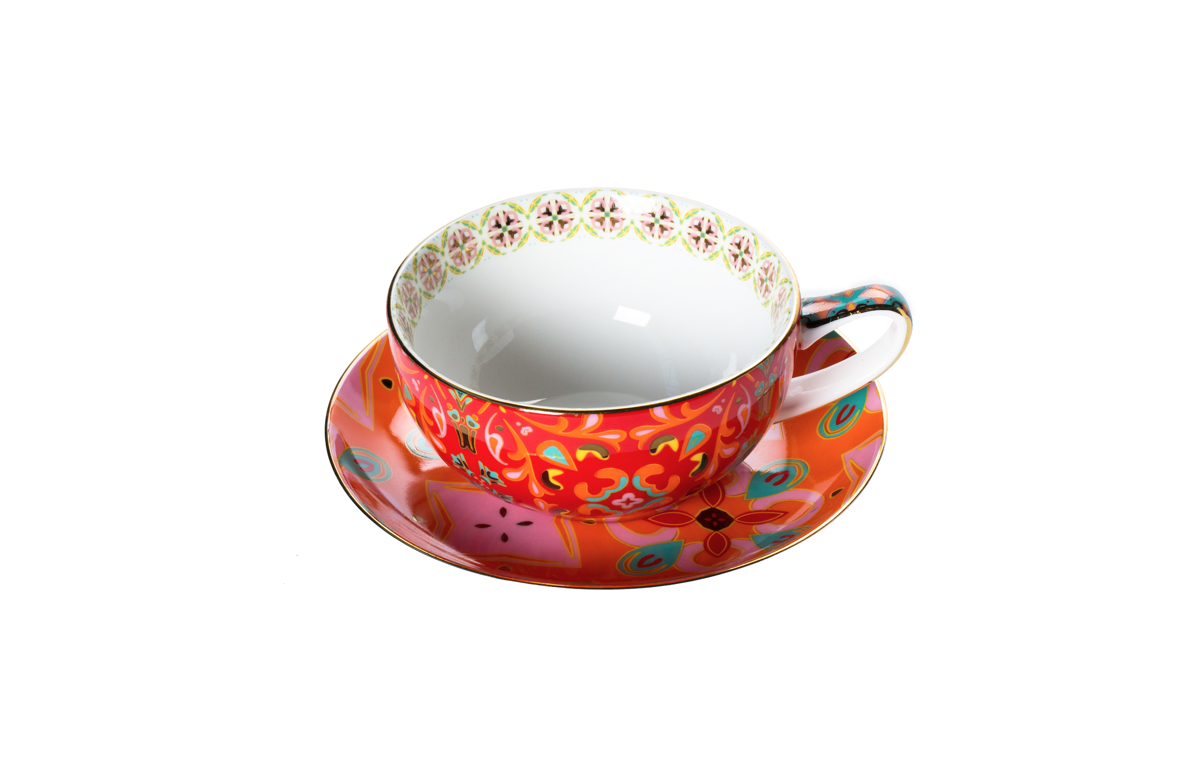 Marigold Magic Cup & Saucer Red T2 Tea