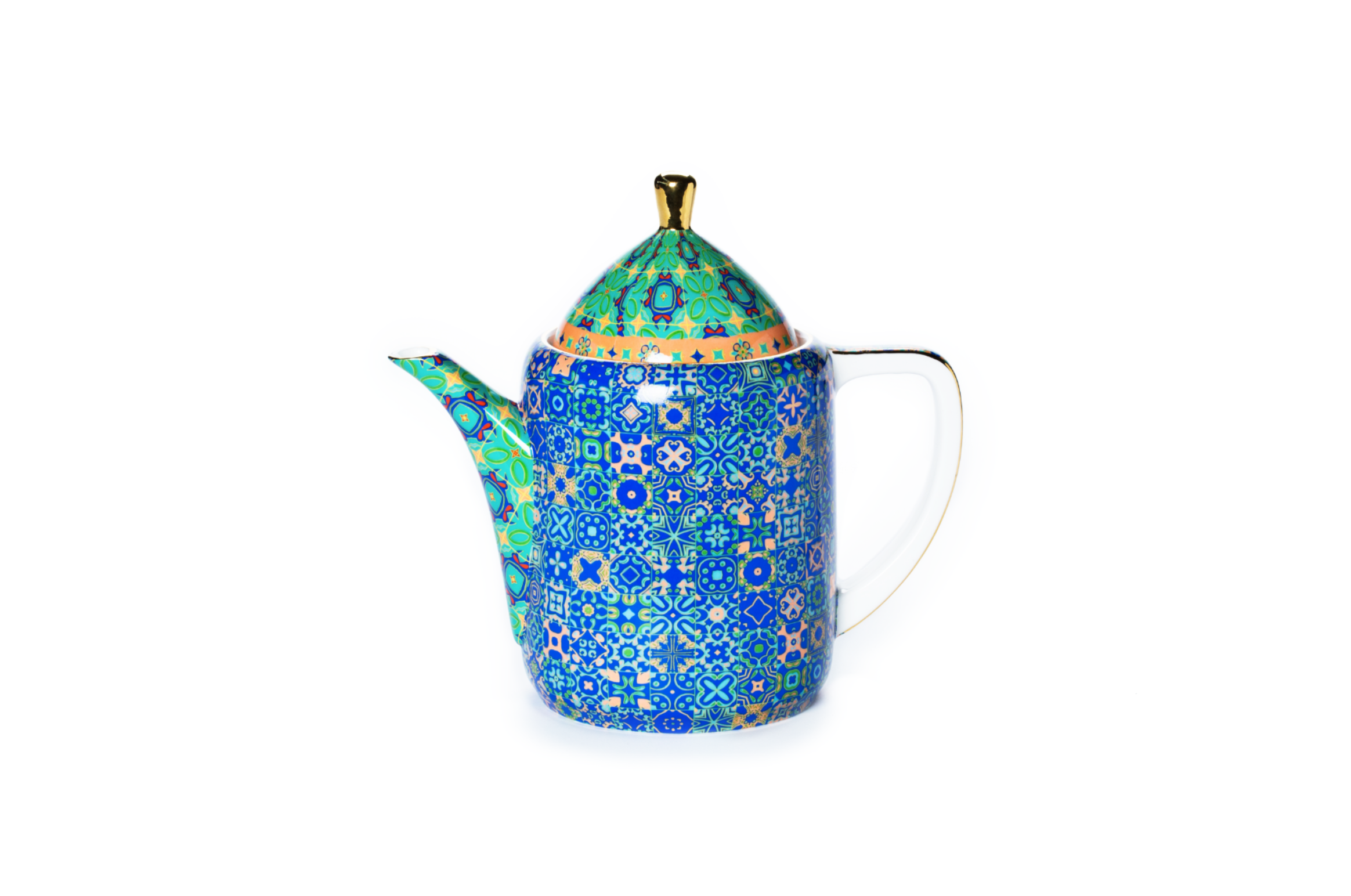 Marigold Magic Tea Pot Blue T2