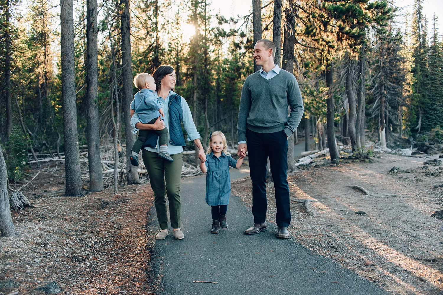 sparks lake oregon family photos