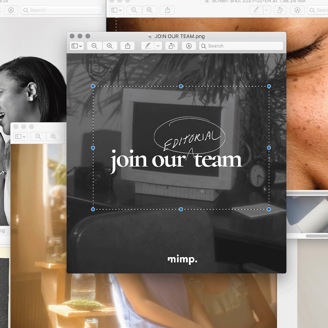 Interested in joining the Mimp Editorial Team? We're looking for passionate creatives who have a desire to learn, grow and flourish with us.

Ready to make an impact? Click the link in our bio to learn more about our current open positions and how to