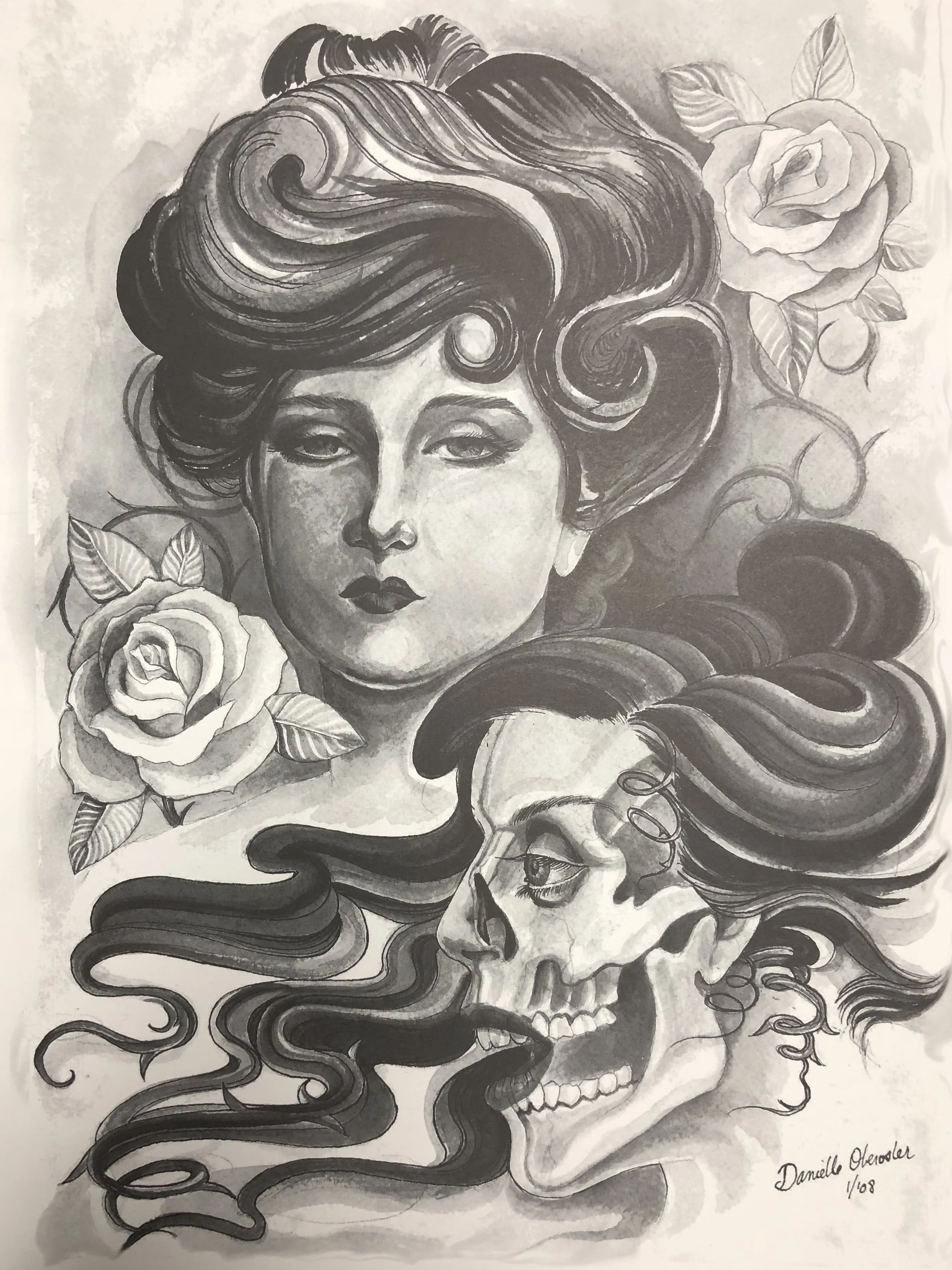 Gibson Girl Print