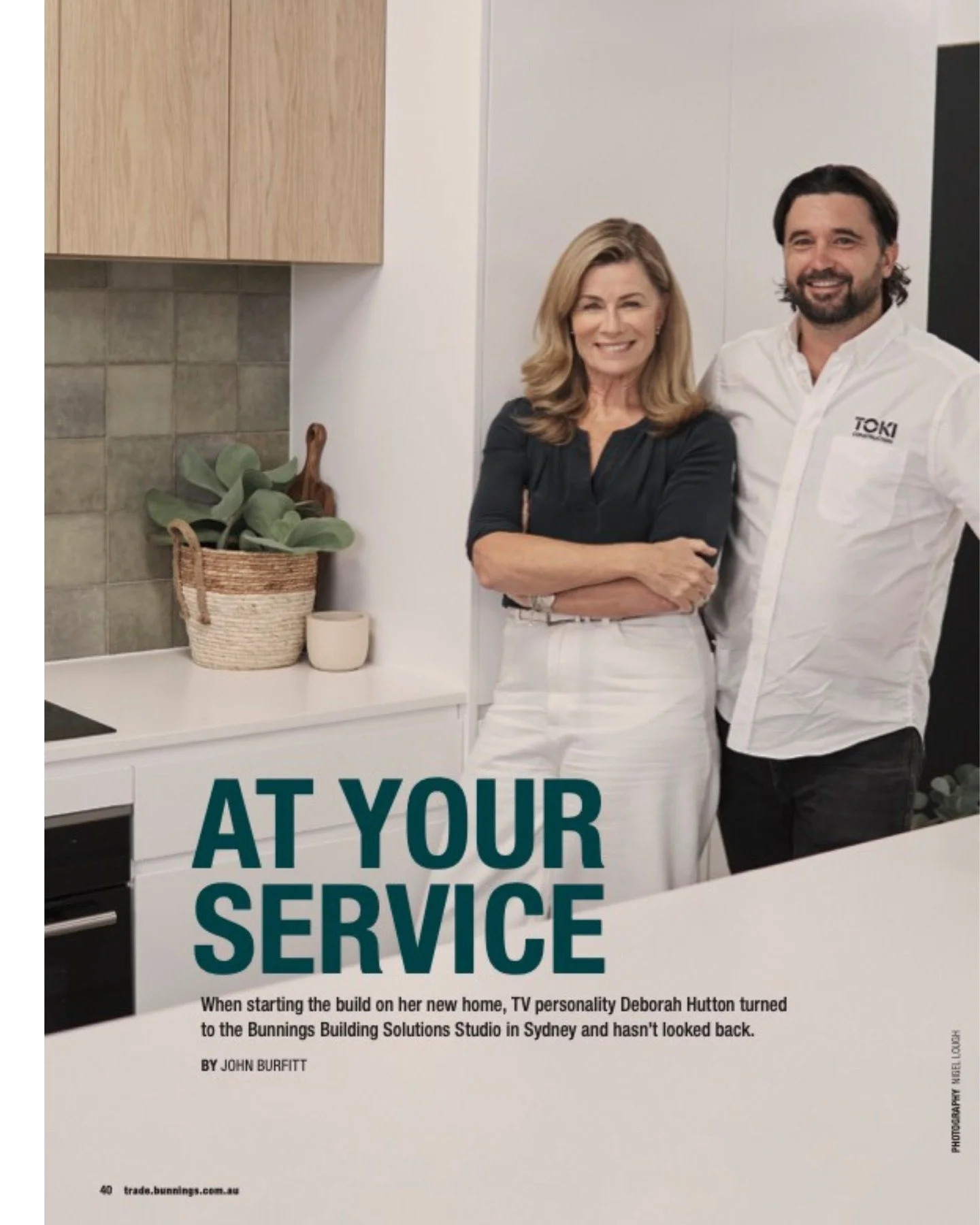 In this edition of Bunnings Trade - Adam is the construction lead on the latest building project of TV personality @deborahhutton 

A challenging cliffside build on the New South Wales South Coast. Adam and Deborah share how
BSS Manager and interior 