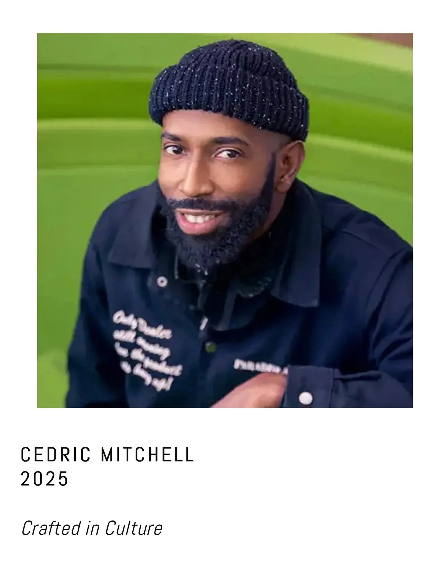 For Crafted in Culture, Cedric Mitchell will collaborate with the Watts Labor Community Action Committee - a non-profit, human social services organization dedicated to improving the quality of life for South Central Los Angeles residents - and young