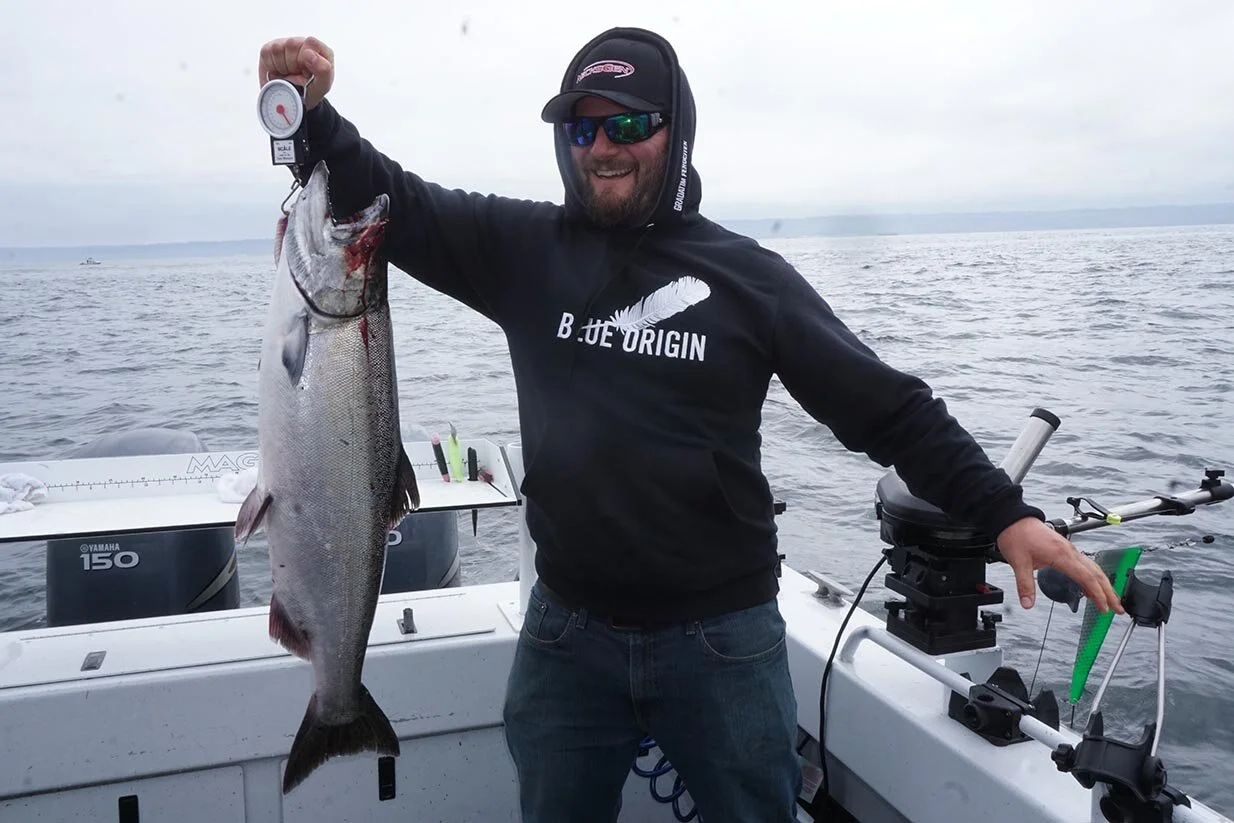 One BIG King Salmon