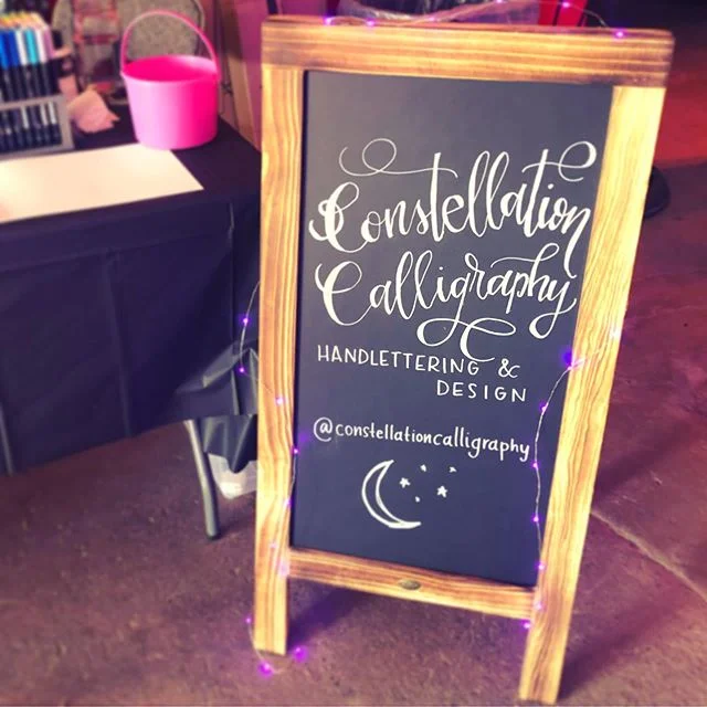 Had a blast at Joy Street Septemberfest yesterday! Feeling extra inspired by the other amazing artists who were there. Thanks @aeronautdown for having me! #handlettering #calligraphy
