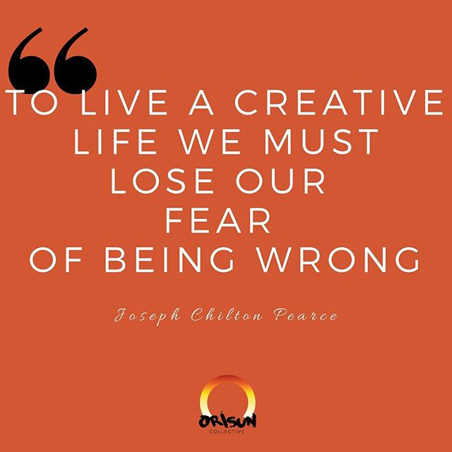 Don&rsquo;t give fear the power. Your creativity is your power, and it is never wrong 💡
