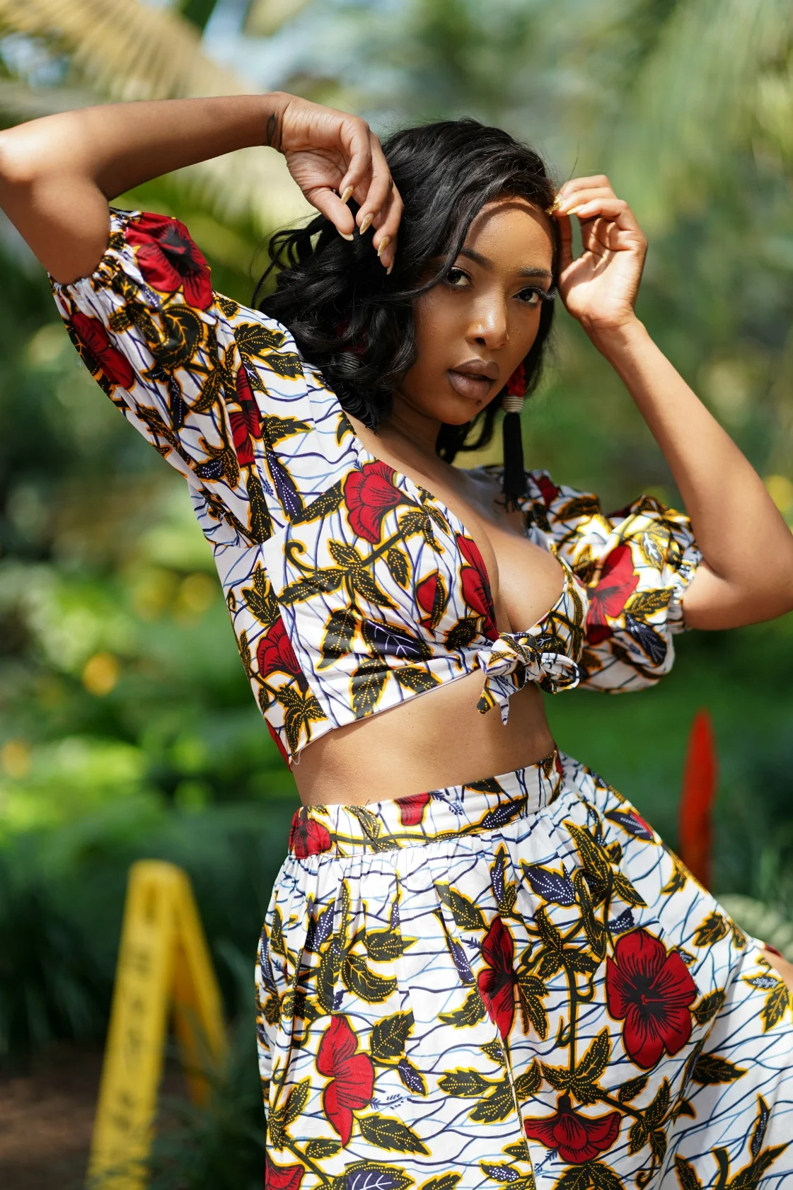 dinner ankara floral skirt set .jpg