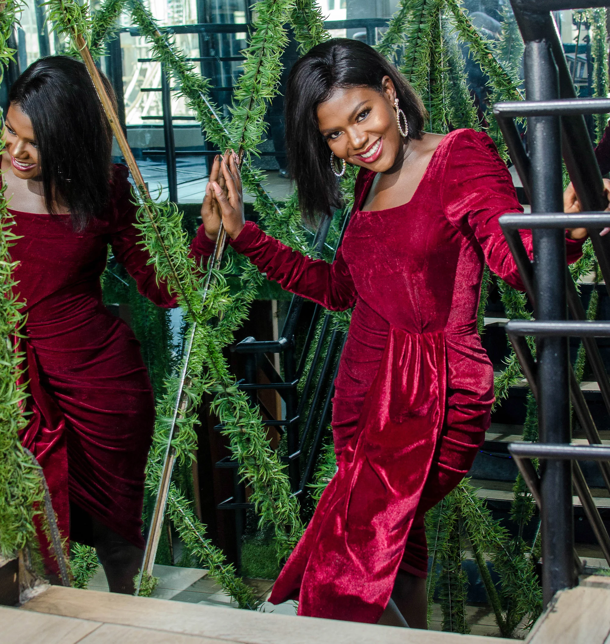 burgundy ruched dress2.jpg