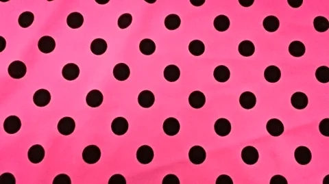 Pink And Black Polka Dot Nylon Spandex Fabric Mikey S Fabric
