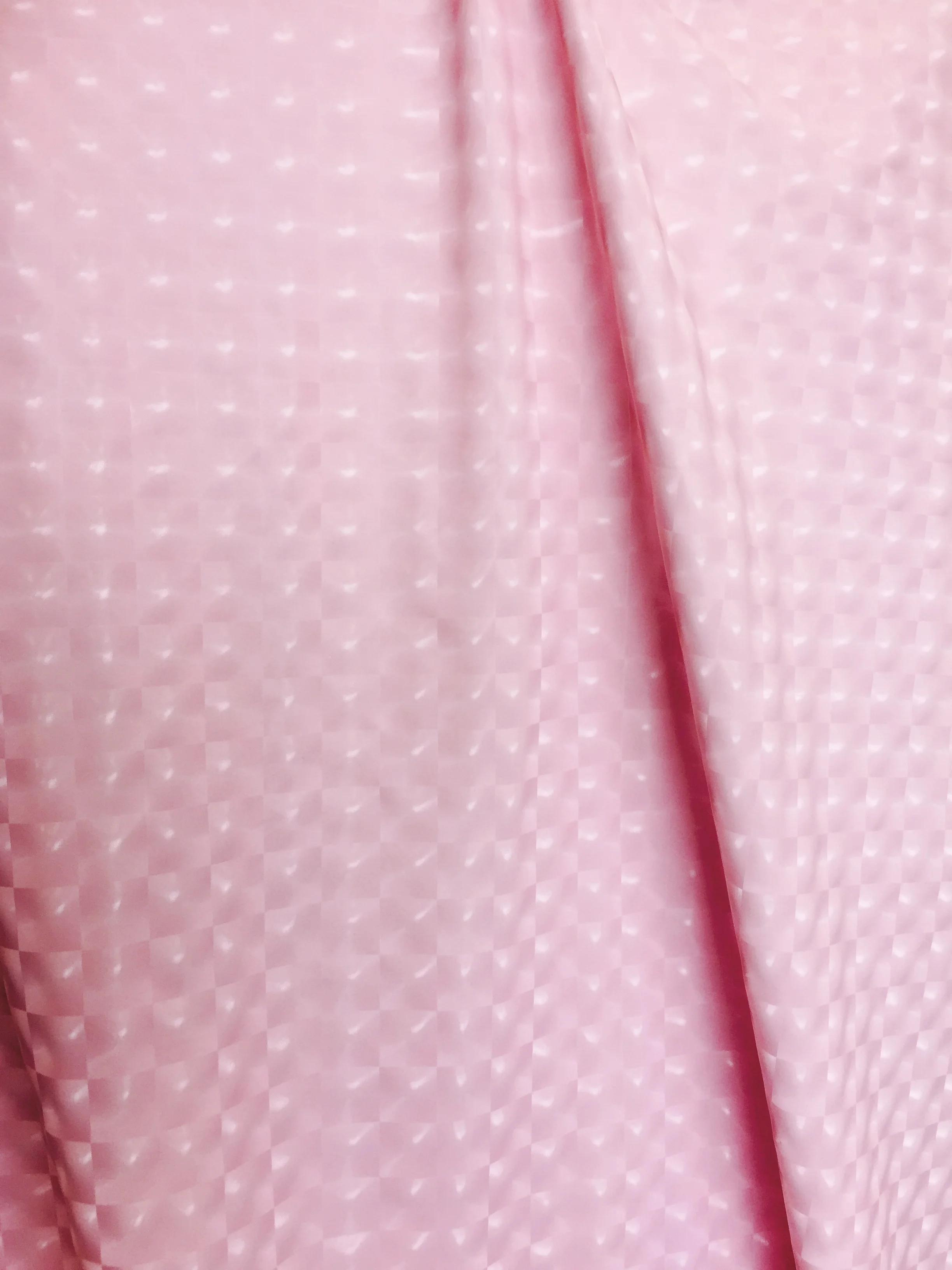 3D Soft Pink Optical Tiles on Spandex, 60" inch, sold by the yard