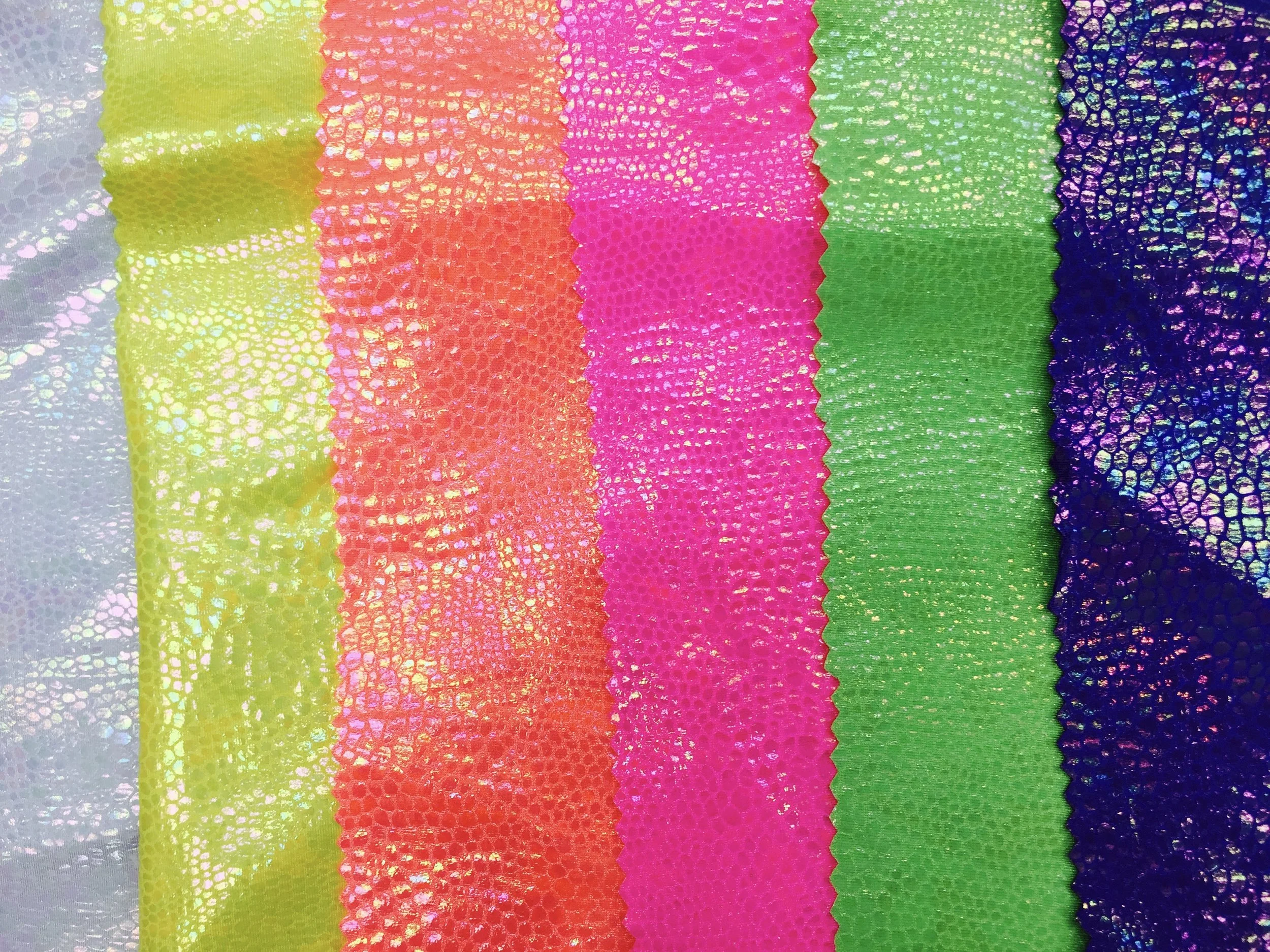 MULTICOLORS Neon Scales on Spandex