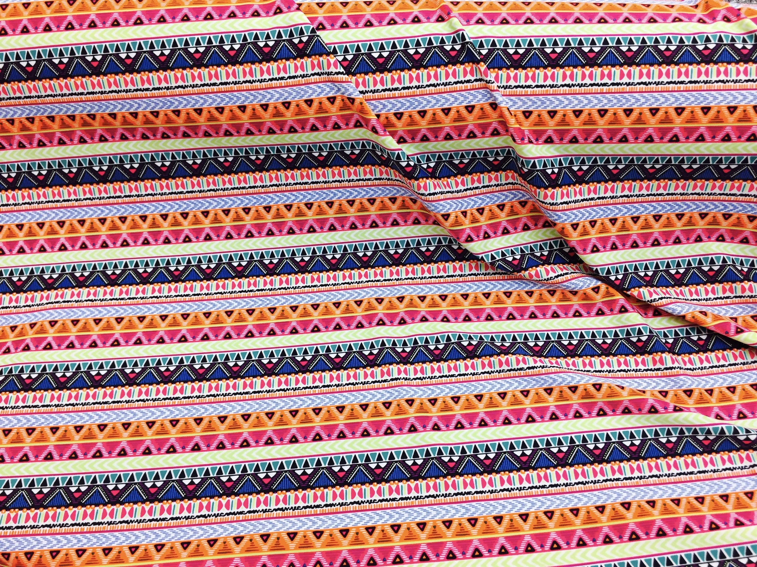 Crazed Daze on Nylon Spandex, 60" inch, sold by the yard